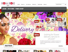 Tablet Screenshot of flower-phuket.com